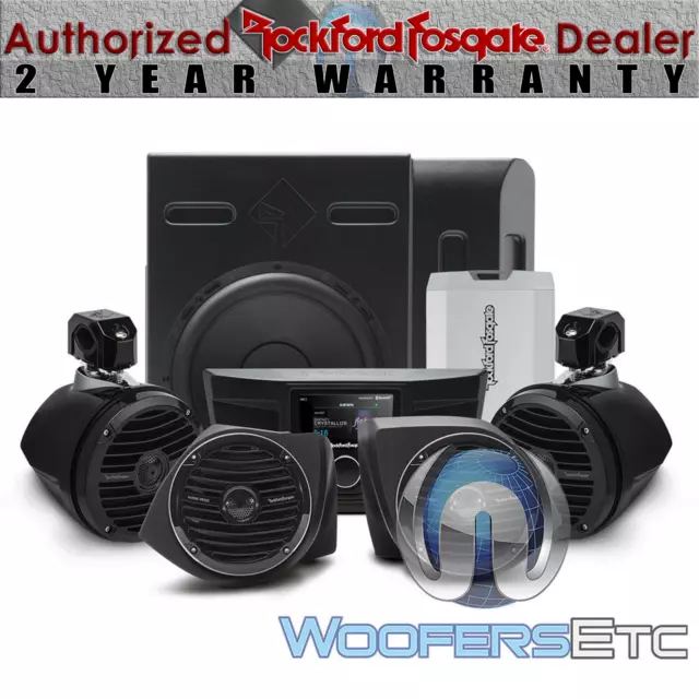 Pmx-3 Upgrade Rockford Fosgate Yxz-Stage4 Audio Upgrade Kit For Yamaha Yxz New