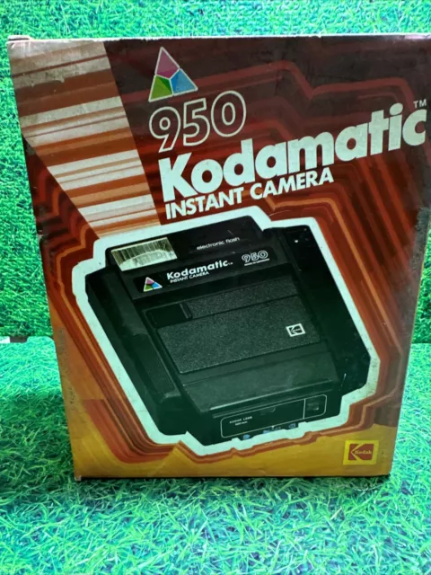 Cámara instantánea Kodamatic 950 cámara retro en caja original inmaculada