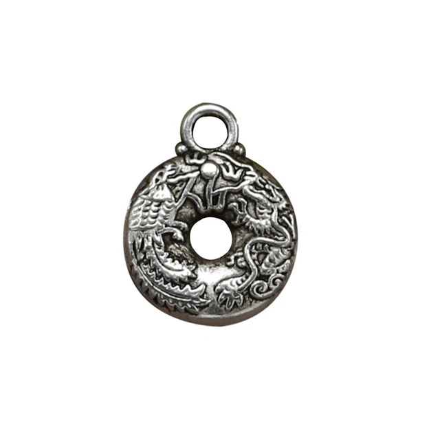 20 Stück Alloy Peace Buckle Anhänger Charms DIY Schmuck Herstellung Zubehör für 8