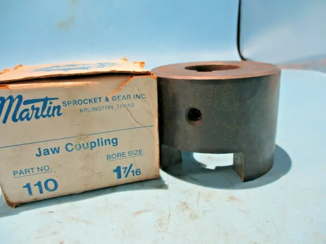 New Martin 110 1-7/16" Bore Jaw Coupling