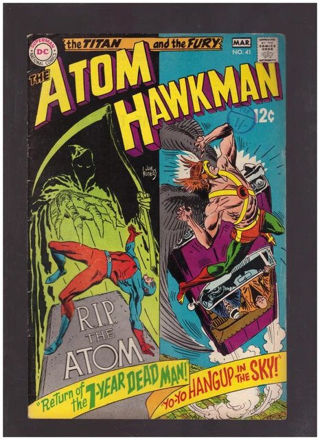The Atom And Hawkman #41 Mar 1969 from DC Comics