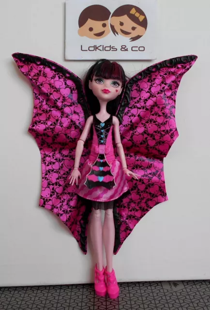 Monster High Poupée DOLL - DRACULAURA Ghoul to Bat Transformation   #44