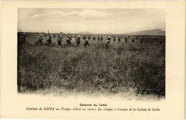 CPA AK MOROCCO Colonne du Tadla - Ksiba Fights - Troops (964281)
