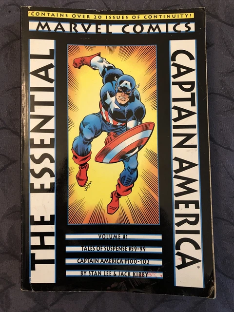 ESSENTIAL CAPTAIN AMERICA, VOL. 1 (MARVEL ESSENTIALS) By Jack Kirby