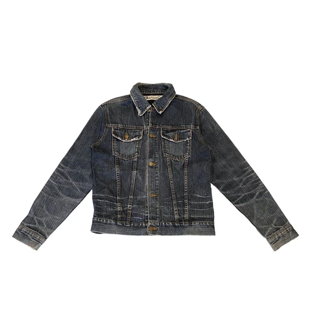 TERRANOVA JEANS GIACCA Donna Denim Vintage anni 90 Retro Stile Western Grigio Scuro EUR 21 53 PicClick IT