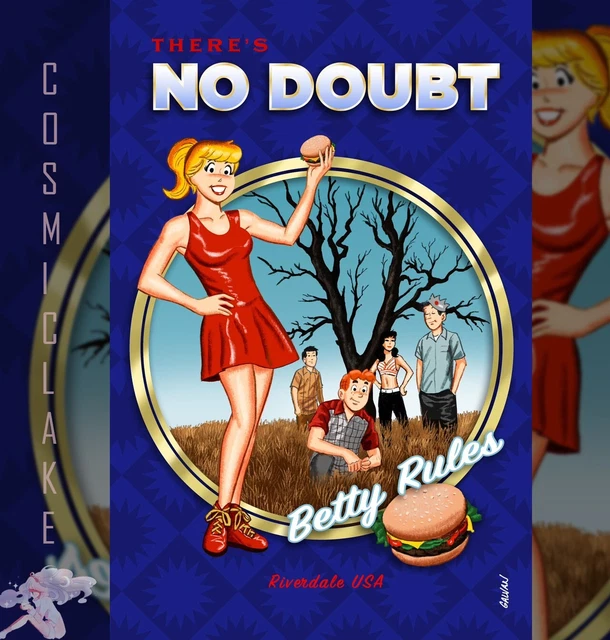 Betty Veronica Friends Forever Rock Roll #1 No Doubt Stefani Variant Jola Kitt☪