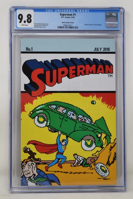 Superman #1 Waite Action Comics #1 Homage 2018 DC CGC 9.8