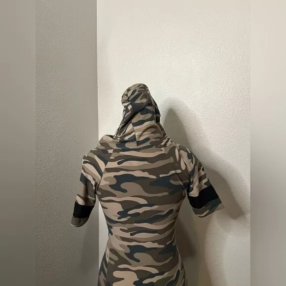 Cute Camouflage Hoodie Dress 2