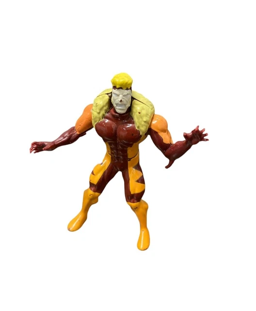 ToyBiz Marvel Sabretooth Steel Mutants Die Cast 3" Figure