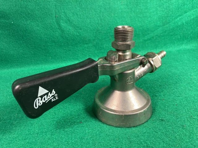Micro Matic SK 184.04 Coupler Beer Keg Tap W/ Bass Ale Handle