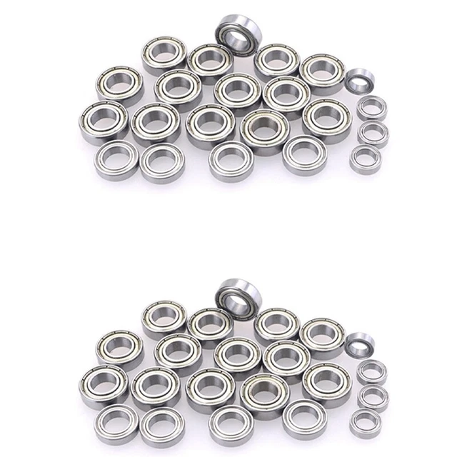 28pz Cuscinetto a sfera in acciaio metallo 8109 per 1/8 Racing 08423 08425 08426 08427 D8E7