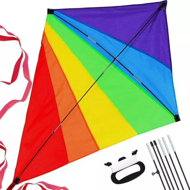 Large delta kite For kids and single adults line easy handle funny fly kite Kit