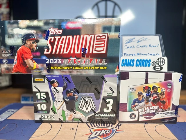 Mlb 24/box Rear NEW YORK YANKEES 22-24 MLB 3-boîte 1/2 STADIUM CLUB Hobby Box BIG ...