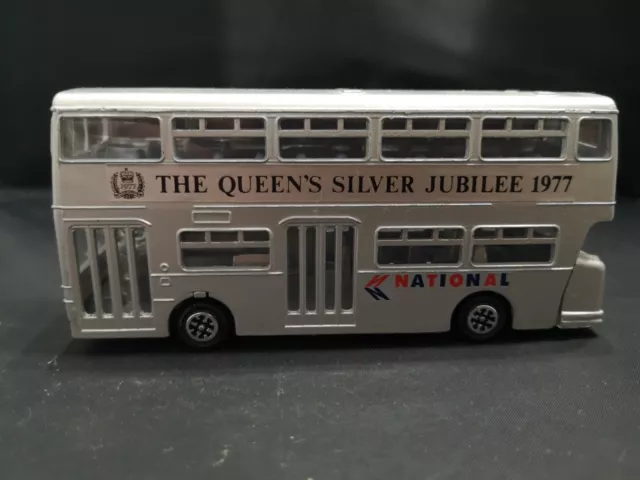 G820-Dinky Toys Atlantean Bus."The Queen's Silver Jubilee 1977"