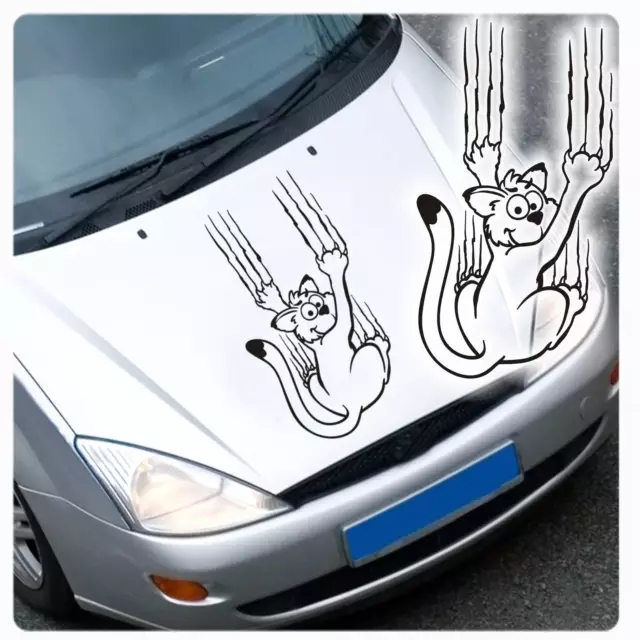 Hetz mich nicht! Autoaufkleber Katze Peace Cool Sticker Auto Aufkleber A3085