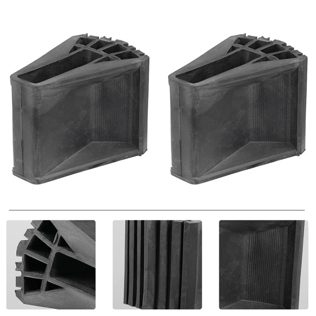 2 Pcs Ladder Feet Pads Ladder Leg Folding Ladder Sliding Mat Footpads Non-slip
