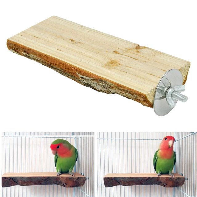 Natürliche Holz Papagei Barsch für Vogel Käfige Nymphensittich Sittich