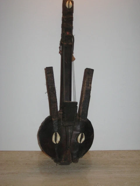 VINTAGE INDIGENOUS MUSICAL Instrument West African Kora 9 string. 50 ...