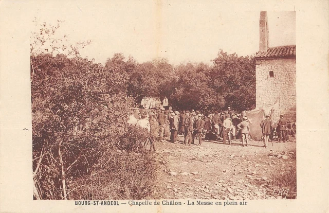 Carte Postale Ancienne Bourg-Saint-Andéol - Bords Du Rhône