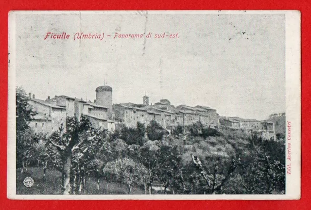 Ficulle - Terni  - Panorama Di Sud Est - Fpv 1906