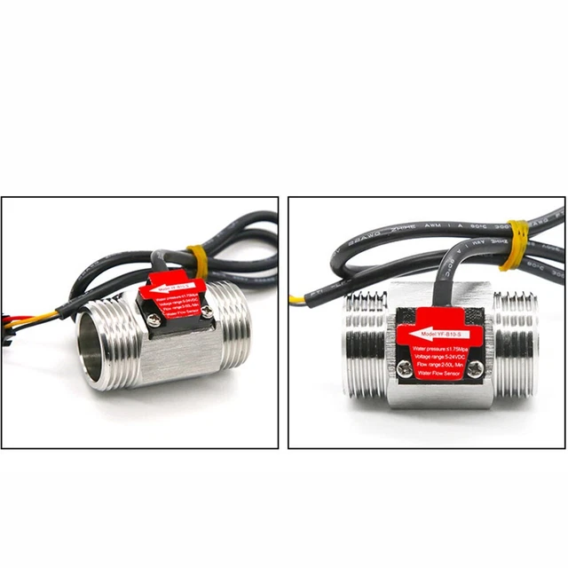 Flusso acqua sensore Hall interruttore DN25 G1 misuratore per turbina industriale