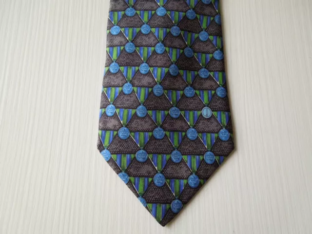 Dunhill London Silk Tie Seta Cravatta Made In Italy 590