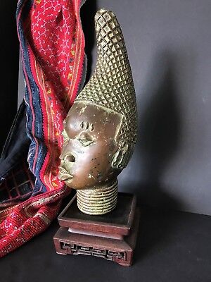 Old Kingdom of Benin African Bronze …beautiful & Unique Collection Piece