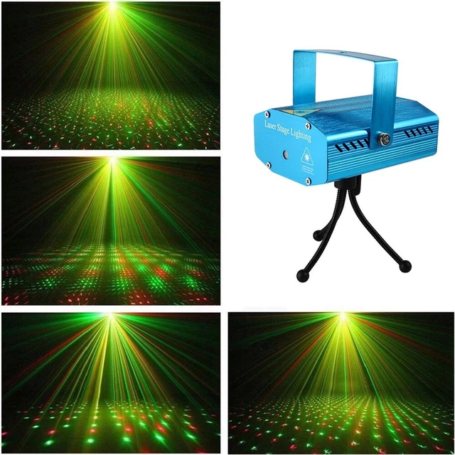 Proiettore Luci Discoteca 6-in-1 DMX – RGBW, Attivato Dal Suono, Con Telecomando, Per Feste E Locali
