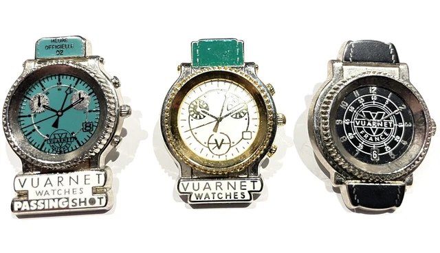 3 Pin’s Badge Montre Watch Vuarnet Arthus Bertrand