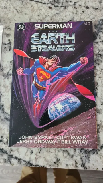 Superman The Earth Stealers #1 John Byrne DC Comic 1st Print 1988 NM