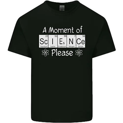 A Moment Di Scienza Please Divertente Smanettone Uomo Cotone T-Shirt