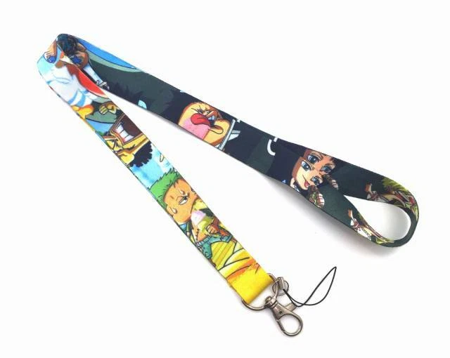 ONE PIECE ANIME Luffy Zoro Nami Sanji Keychain Id Holder Lanyard $4.99