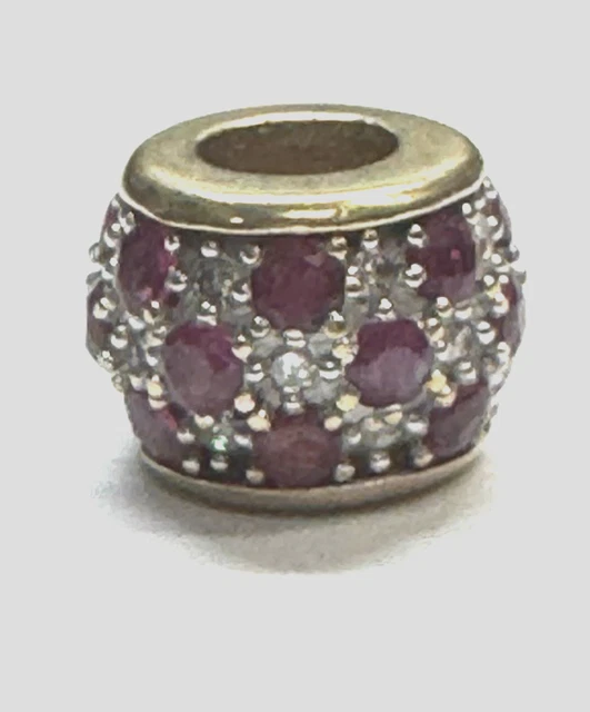 MHJ EMMA AND Roe 10k solid yellow gold gemstone Ruby And Diamond