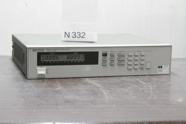 KEYSIGHT AGILENT HP 6633A DC Power Supply 50V 2A 100W  # N332