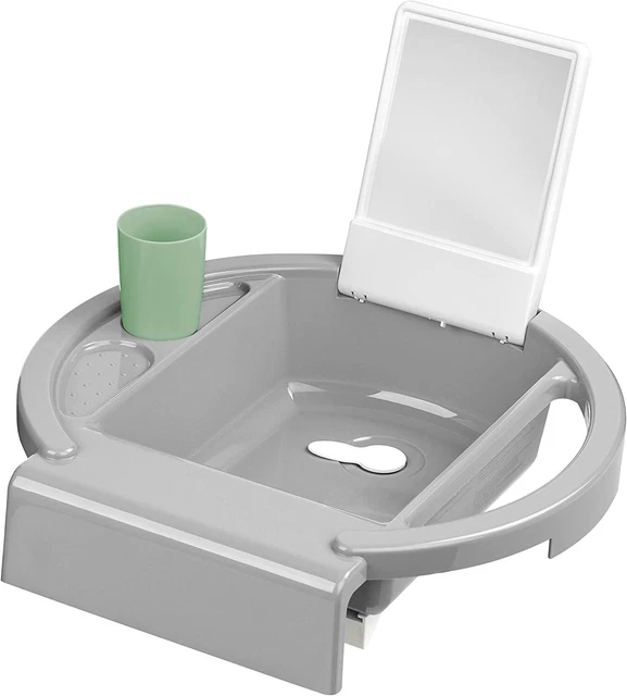Rotho Babydesign Kinderwaschbecken Kiddy Wash, Zum Anbringen am Badewannenrand,