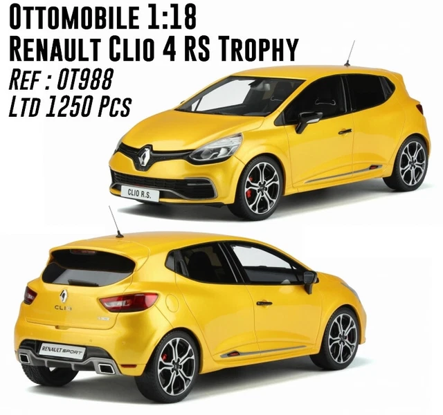 Ottomobile OT926 – Renault Clio 4 RS 220 EDC – Rouge – Échelle 1/18 – Neuve