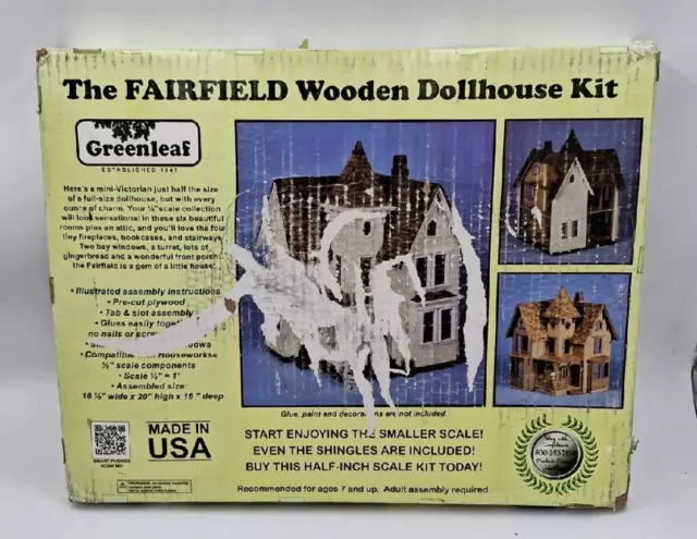 Greenleaf Fairfield Dollhouse Kit - 1/24 Scale