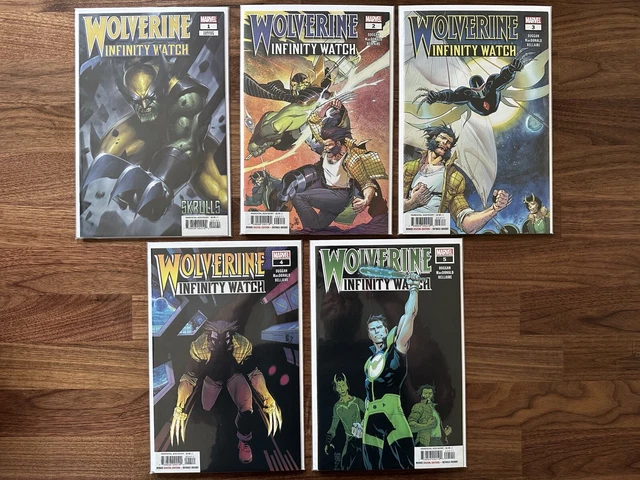 Marvel Comics Wolverine Infinity Watch #1 2 3 4 5 Complete Series Run Lot NM