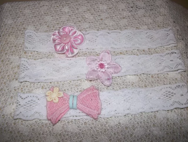 3 X Stretch Headbands (Mixture)  4 / Reborn Babies