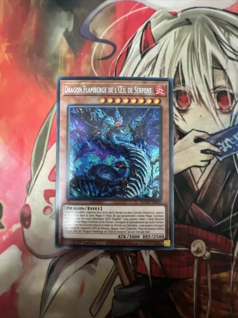 Yu-Gi-Oh ! Dragon Flamberge De L’œil De Serpent AGOV-FR010 SECRÈTE FRANÇAISE