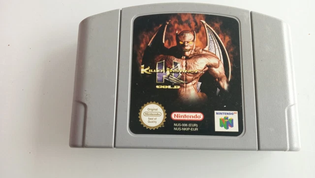 Jeu Nintendo N64  " Killer Instinct Gold " Version Pal Fr, Bon Etat !!