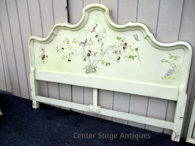 63271  CUSTOM MADE Hand Painted KING Size Headboard Bed  PHYLLIS ANDRADE Signed