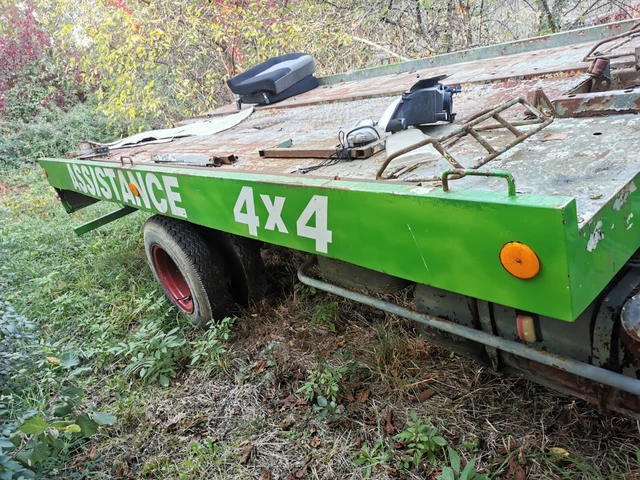 Camion Dépanneuse poids lourd OM 314 MERCEDES BENZ L608 D 608D Face Plate 6