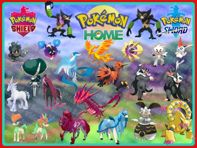 ✨Shiny Volcanion Hoopa Meloetta Magearna 6IV ALL 5 BUNDLE✨ Pokémon HOME  Transfer