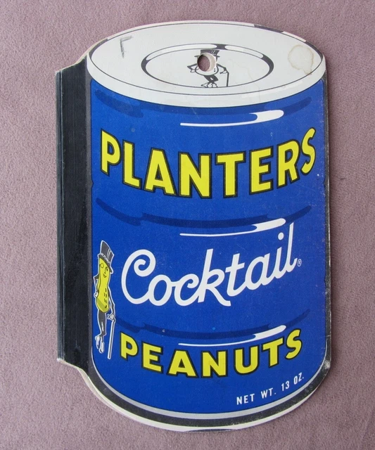 1970s Vtg Mr Peanut Planters Vintage Cocktail Peanuts Mead Notepad Paper 7x4.5