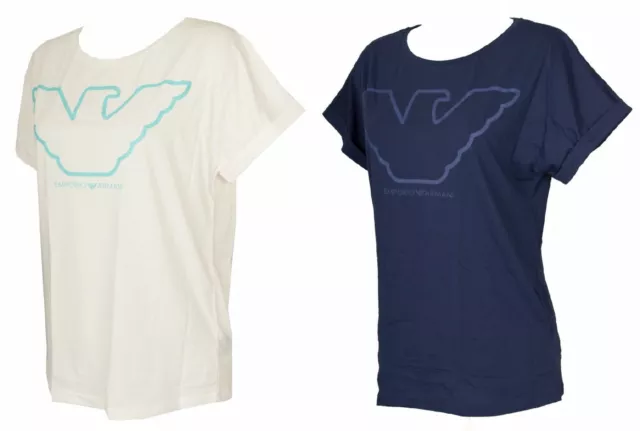 T-shirt maglietta donna manica corta girocollo cotone EMPORIO ARMANI articolo 16