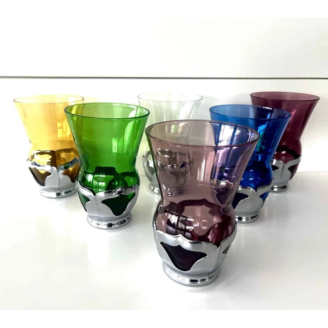 🥂Farber Brothers Chrome 12 oz Tumblers