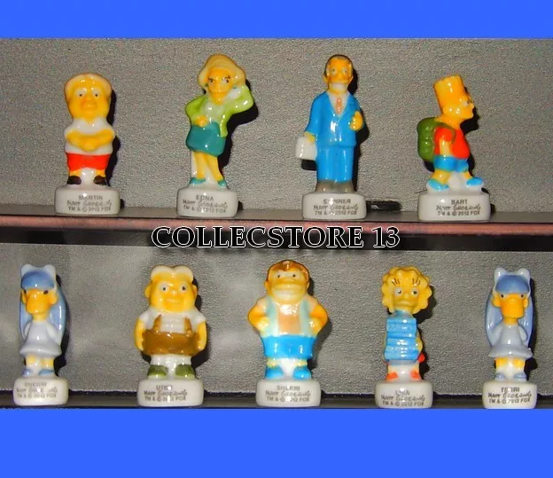 Serie Complete De Feves  Les Simpson A L Ecole