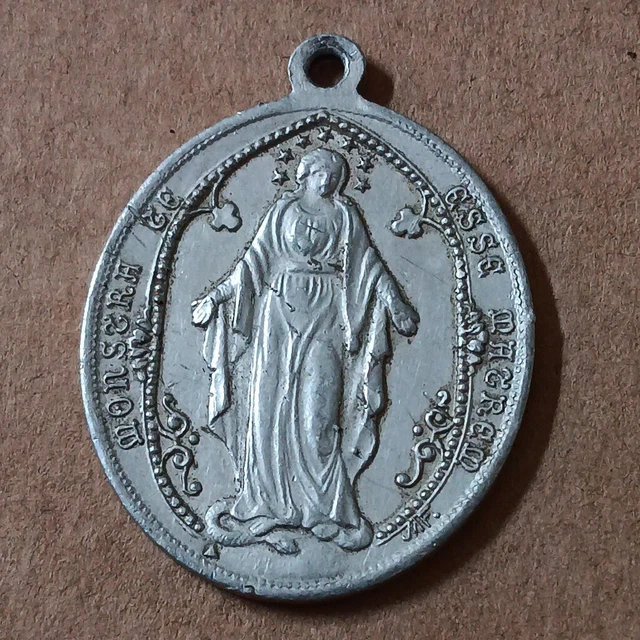 Médaille Religieuse – Congrégation Des Enfants De Marie (pendentif Christianisme)