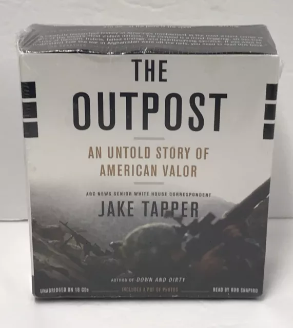 NEW - The Outpost : An Untold Story of American Valor by Jake Tapper Audio CD